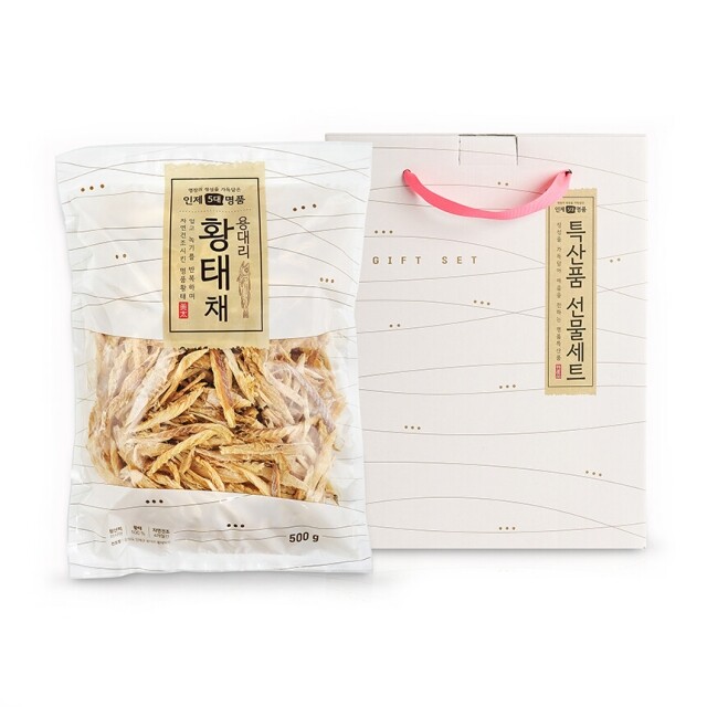[고향사랑기부제] [인제5대명품] 용대리 황태채 선물세트 (황태채 500g)